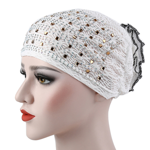 Cheap hot drilling with floral flower head scarf