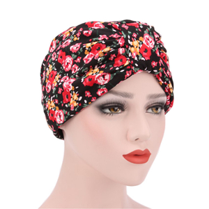 Cheap floral print Muslim scarf