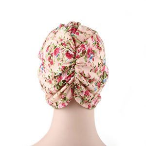 China cheap garden floral cotton Muslim head scarf