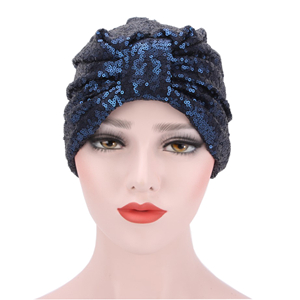China wholesale sequined Muslim head scarf