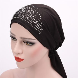 China wholesale hot drilling Muslim head scarf