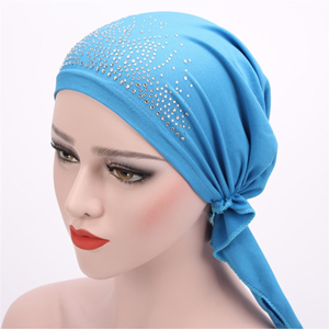 China wholesale hot drilling Muslim head scarf