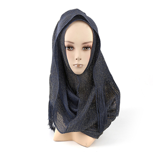 China wholesale silk fishnet head scarf