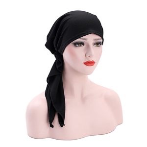 Wholesale jacquard stretch Muslim head scarf