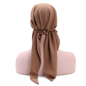 Wholesale jacquard stretch Muslim head scarf