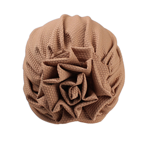 Monochrome beaded flower Muslim cheap head scarf