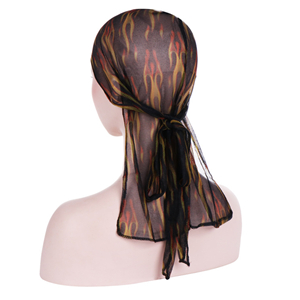 Elastic light cloth long tail head scarf cheap from china
