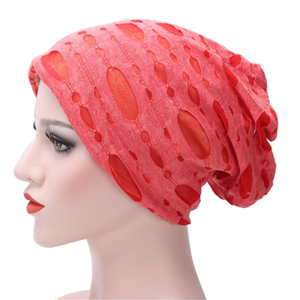 China wholesale knitted hole head scarf