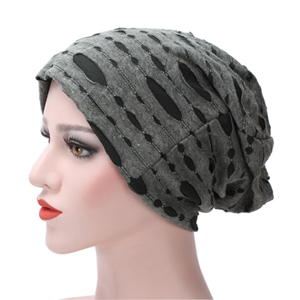 China wholesale knitted hole head scarf
