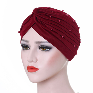 Bead folds simple Muslim cheap head scarf