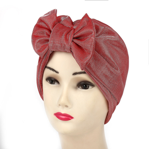 Wholesale bow cotton Muslim head scarf