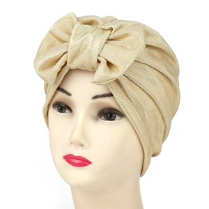 Wholesale bow cotton Muslim head scarf