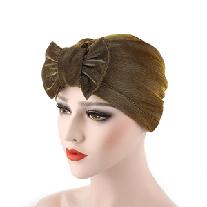 Wholesale bow cotton Muslim head scarf