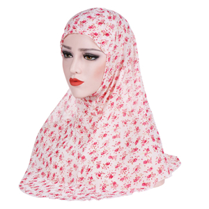 Chiffon print muslim wholesale head scarf