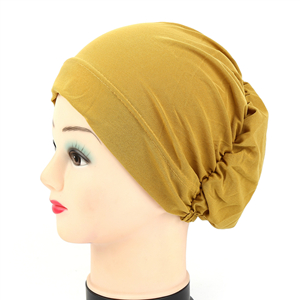 Wholesale monochrome thin net cloth Muslim headscarf