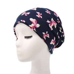 Elastic floral head scarf cheap from china