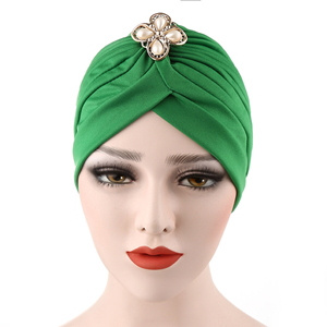 Drape pure color peach heart decorates Muslim cheap headscarf
