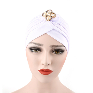 Drape pure color peach heart decorates Muslim cheap headscarf