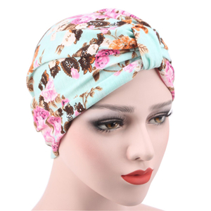 Wholesale shredded flower cotton Muslim headscarf