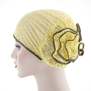 China cheap two-colour paneled Muslim headscarf