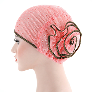 China cheap two-colour paneled Muslim headscarf
