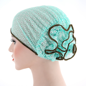 China cheap two-colour paneled Muslim headscarf