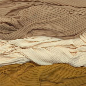 China wholesale Muslim solid color crumpled chiffon scarf