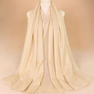 China wholesale gold silk line hair mustache muslim scarf