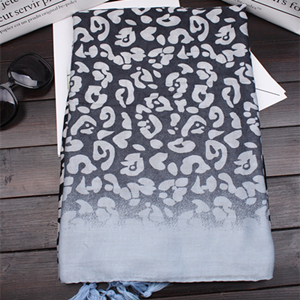 Wholesale leopard print cotton sunscreen scarf