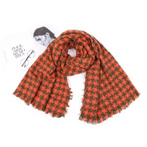Wholesale wool British plaid warm scarf
