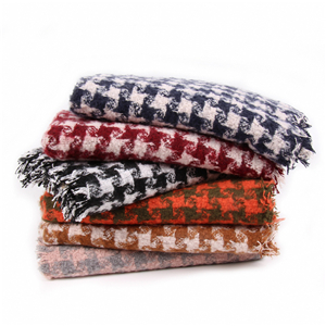 Wholesale wool British plaid warm scarf