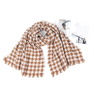 Wholesale wool British plaid warm scarf