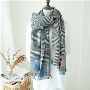 British border houndstooth cashmere scarf cheap from China