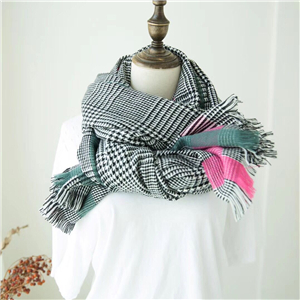 British border houndstooth cashmere scarf cheap from China