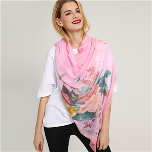 Wholesale printed cotton sunshade scarf