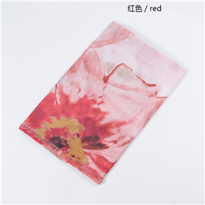 Wholesale floral print cotton decorative scarf