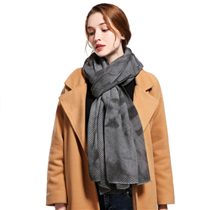 Wholesale solid color pleated cotton decorative scarf