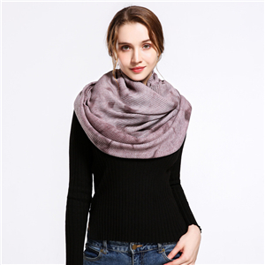 Wholesale solid color pleated cotton decorative scarf