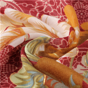 China cheap lace flower cotton sunscreen scarf