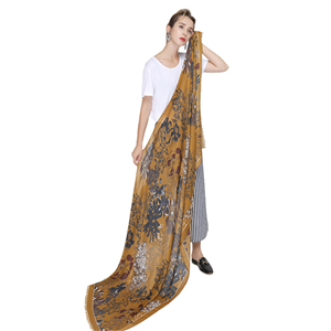 Fireworks pattern printed cotton decorative scarf