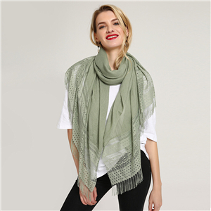 Wholesale long hair lace cotton decorative scarf