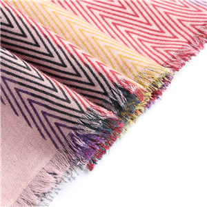 Wholesale plaid line pattern cotton decorative scarf