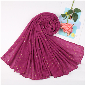 Wholesale little hot stamping cotton scarf