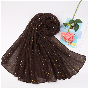 Wholesale little hot stamping cotton scarf