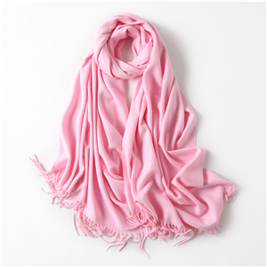 Wholesale solid color tassel cotton scarf