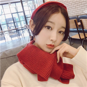 Wholesale solid color knitted cotton scarf