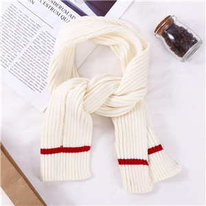 Solid color jacquard pattern knit cotton cheap scarf