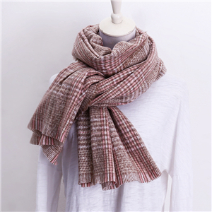 Color matching thorns solid color plaid cashmere cheap scarf