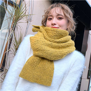 Wholesale solid color knitted cotton scarf