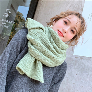 Wholesale solid color knitted cotton scarf